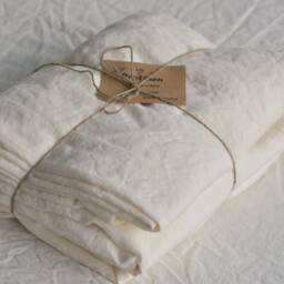 Linen Sheet Set/Linen Sheet Set Bedding Queen King 100% Set/ Shabby Chic Farmhouse - thumbnail 4