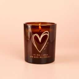Valentine's Gift Hamper With Personalised Heart Candle For Couples - thumbnail 3