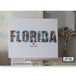 Florida Usa America Family Holiday Travel Picture Photo Board Collage Wall Art Framed Canvas & Print Birthday Wedding Anniversary Gift - thumbnail 1
