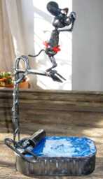 Recycled Sardine Tin Swimming Pool With Diving Mouse - thumbnail 1