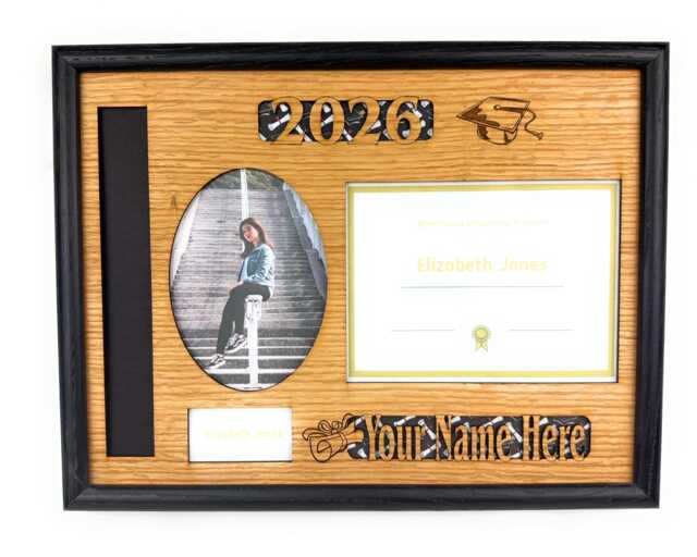 2026 Graduation Diploma Picture Frame - 12x16 Holds 6x8 5x7 & Tassel Gift For Graduate - image 1