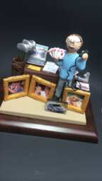50Th Birthday Gift For A Poker Playing Guy - Personalized Figurine - thumbnail 1