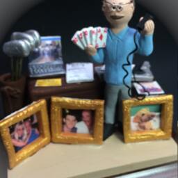 50Th Birthday Gift For A Poker Playing Guy - Personalized Figurine - thumbnail 2