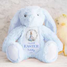 My First Easter Gift, Personalised 1st Teddy, Bunny Toy, Bunny, Soft Toy Keepsake - thumbnail 2