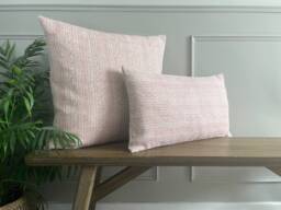 Florence - Red - Cherbury Small Block Print Handmade Cushion Cover - The Brunswick Collection - thumbnail 1