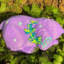 Purple Night Elf Druid Bear 3D Printed Figure 15cm X 7cm - thumbnail 2