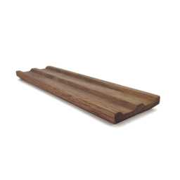 Reclaimed Walnut Double Pen Rest Handcrafted Desk Organizer - thumbnail 3