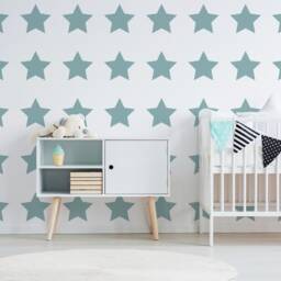 40x Star Stickers - Baby Shower Decor Set Vinyl Wall Twinkle Decal Art Nursery Label, Decals, Decoration, Sticker - thumbnail 1