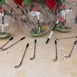 Golf Personalised Bauble Handmade Ornament - Fathers Day Fun Sport Birthday Secret Santa Club Player Present Gift Unique - thumbnail 3