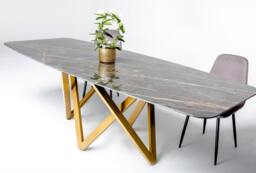 Table Base, Pedestal, Dining Metal Base Powder Coated Height Vivo 60.30 - thumbnail 1