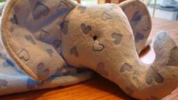 Minky Snuggle Blanket Toy, Animal Security Blanket Buddy, Sculptured With Head, Elephant, Cows, Dogs, Frogs, Giraffes, Lions