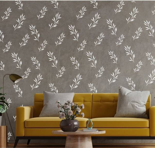 Sale Hand Drawn Leaves Wall Decal - Botanical Home Decor - 32/Pack - image 1