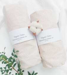 Cot Crib Oval Us Sheet Neutral Soft Beige Organic Cotton Nursery Bedding For Boys & Girls - thumbnail 1