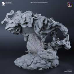 Amaterasu - Okami 3D Printed Figure 110 Scale - thumbnail 4