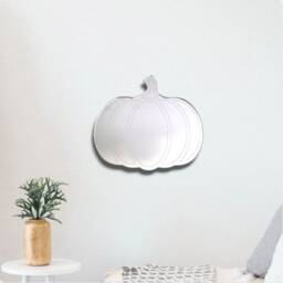 Pumpkin Acrylic Mirror Wall Art Engraved Halloween Decor - thumbnail 2