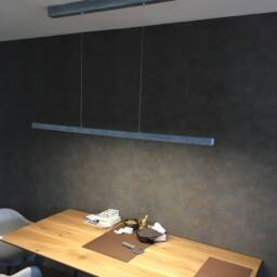 Concrete Minimalist Hanging Light - Handmade Kitchen Island Lighting - thumbnail 4