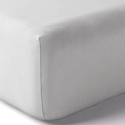 White Organic Cotton Bed Linen With Wooden Buttons - thumbnail 3