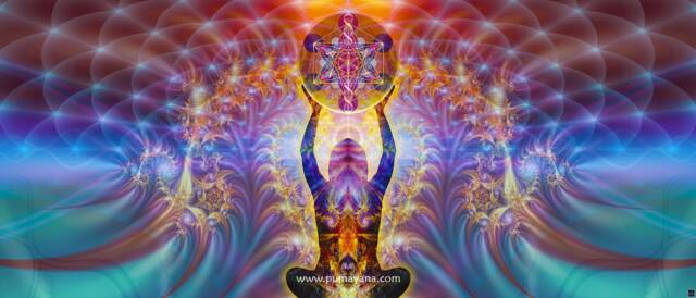 Noces Alchimiques - Art Tapestry Wall Hanging Mindfulness Gift Meditation Yoga Spiritual Healing - image 1