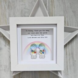 Puzzle Piece, Autism Children's Thank You Gift Frame, Neurodiversity Adhd, Aspergers, Asd, Additional Needs Send, Teacher Gift - thumbnail 2