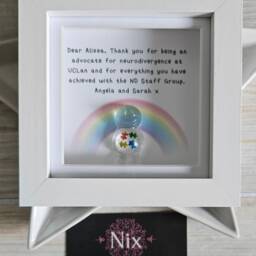 Puzzle Piece, Autism Children's Thank You Gift Frame, Neurodiversity Adhd, Aspergers, Asd, Additional Needs Send, Teacher Gift - thumbnail 3