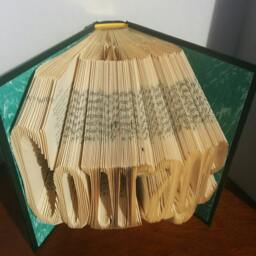 Courage - Folded Book Art Fully Customizable, Strength, Survivor - thumbnail 2
