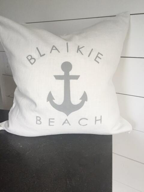 Custom Beach Pillow - 18 X 18, Home Decor, Cushion, Throw Pillow, Gift, Present, Custom Home, House, Lake Life, Beach Lake Home