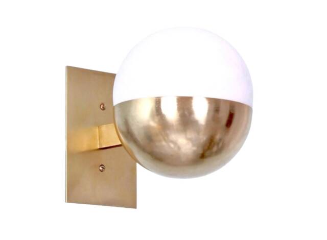 Modern Italian Brass Wall Sconce Lamp Light Bolle , Dino Hallway Entrance Passage Bathroom Power Room - image 1