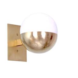 Modern Italian Brass Wall Sconce Lamp Light Bolle , Dino Hallway Entrance Passage Bathroom Power Room - thumbnail 2