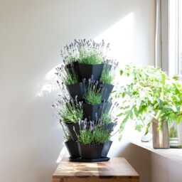 5-Tier Vertical Planter Recycled Plastic Indoor/Outdoor Garden - thumbnail 1