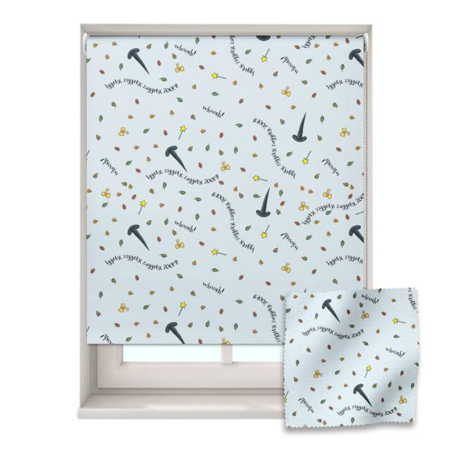 Room On The Broom Roller Blind, Gruffalo & Friends Children's Made To Measure, Roller Blind For Nursery - image 1