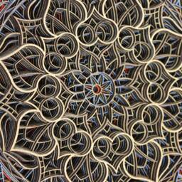 Wood Mandala Table Decor, Zen Desk Art Panel - thumbnail 3