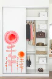 Wall Decal Flower, Aura Meadow Collection - Red Flower Bedroom D??cor, Playroom Floral By Easysweethome