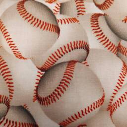 Vintage Baseball Crib Sheet Cotton Fitted Sheet, Pillowcase & Changing Pad - thumbnail 4