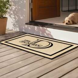 Customized Monogram Doormat - Personalize Your Entryway With Style - thumbnail 4