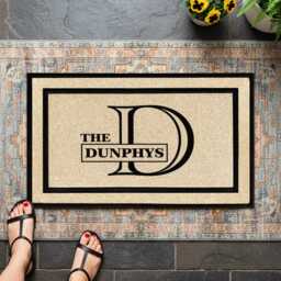 Customized Monogram Doormat - Personalize Your Entryway With Style - thumbnail 2