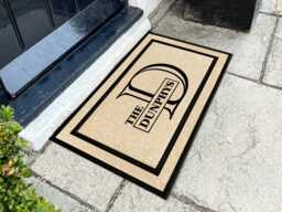 Customized Monogram Doormat - Personalize Your Entryway With Style