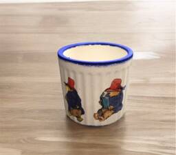 Mini Paddington Ceramic Pot, Small Pot For Cactus , Succulent Or Pens With Images Mini Ridged Gifts - thumbnail 1