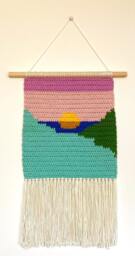 Sunset Tapestry - Wall Decoration, Handmade Tapestries - thumbnail 1
