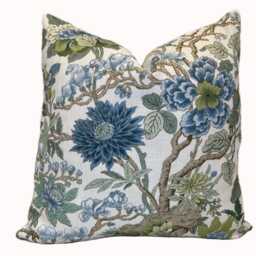 G.p & J Baker Little Magnolia Willow Linen Double Sided Cushion Cover Pillow - thumbnail 1