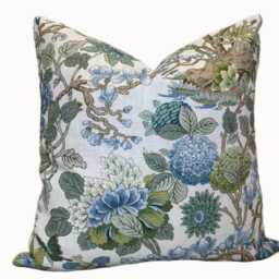 G.p & J Baker Little Magnolia Willow Linen Double Sided Cushion Cover Pillow - thumbnail 2