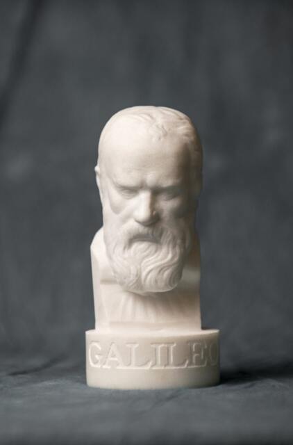 Galileo Galilei Bust Carved Greek Marble Statue Artist Sculpture - image 1