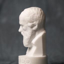 Galileo Galilei Bust Carved Greek Marble Statue Artist Sculpture - thumbnail 2