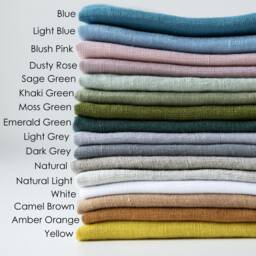 Linen Blackout Curtain, Custom Darkening Window Curtain For Nursery, Bedroom, Living Room, Drapery - 1 Panel - thumbnail 3