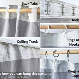 Linen Blackout Curtain, Custom Darkening Window Curtain For Nursery, Bedroom, Living Room, Drapery - 1 Panel - thumbnail 2