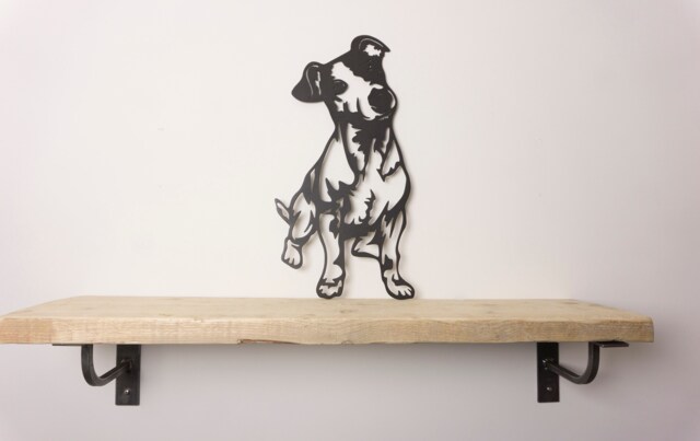 Jack Russell Wall Art/Garden Sculpture - image 1
