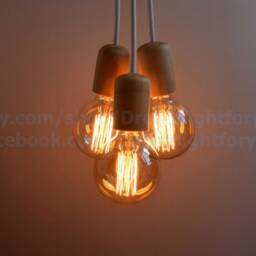 3 Pendant Light Cluster Any Length Wooden Pendant Light Dine Table Multi Modern Chandelier Lighting Minimalist - thumbnail 2