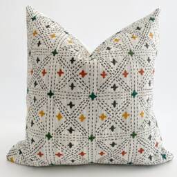 Boho Pillow, Decorative Pillow Cover, On The Shelf, Designer Dorm Room Pillows, Sale Hackner Home - thumbnail 1