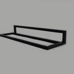 Industrial Metal Shoe Shelf Wall Mounted Entryway Storage - thumbnail 4