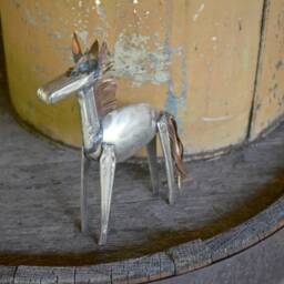 Horse Made From Vintage Silverware - thumbnail 2