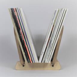 Finsbury Plywood Record Holder Flip Lp Stand, Custom Colors - thumbnail 3